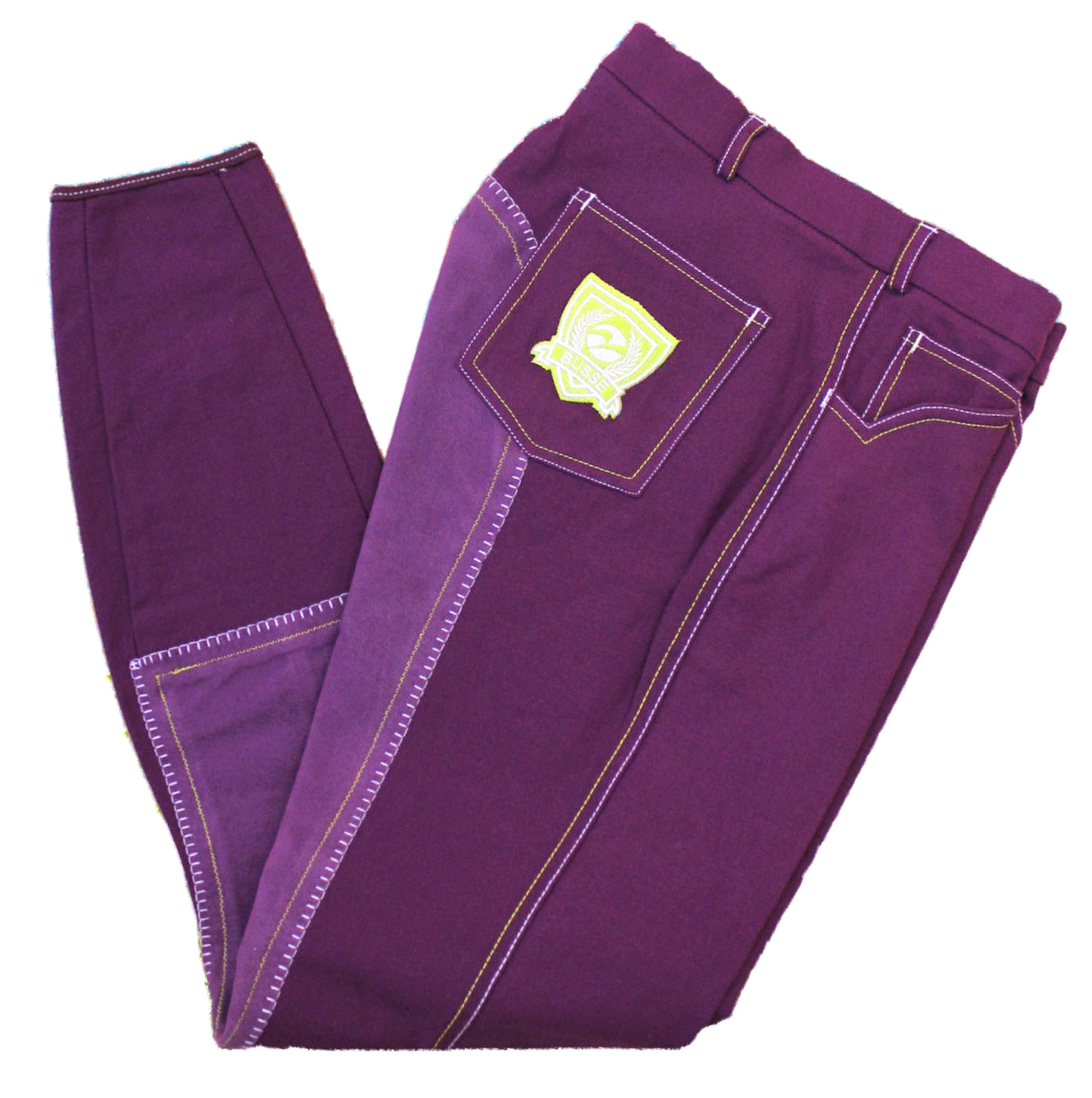 Busse Reithose Cologne II, aubergine